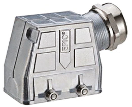 EPIC H-BE Heavy Duty Power Connector Hood, 10 Contacts