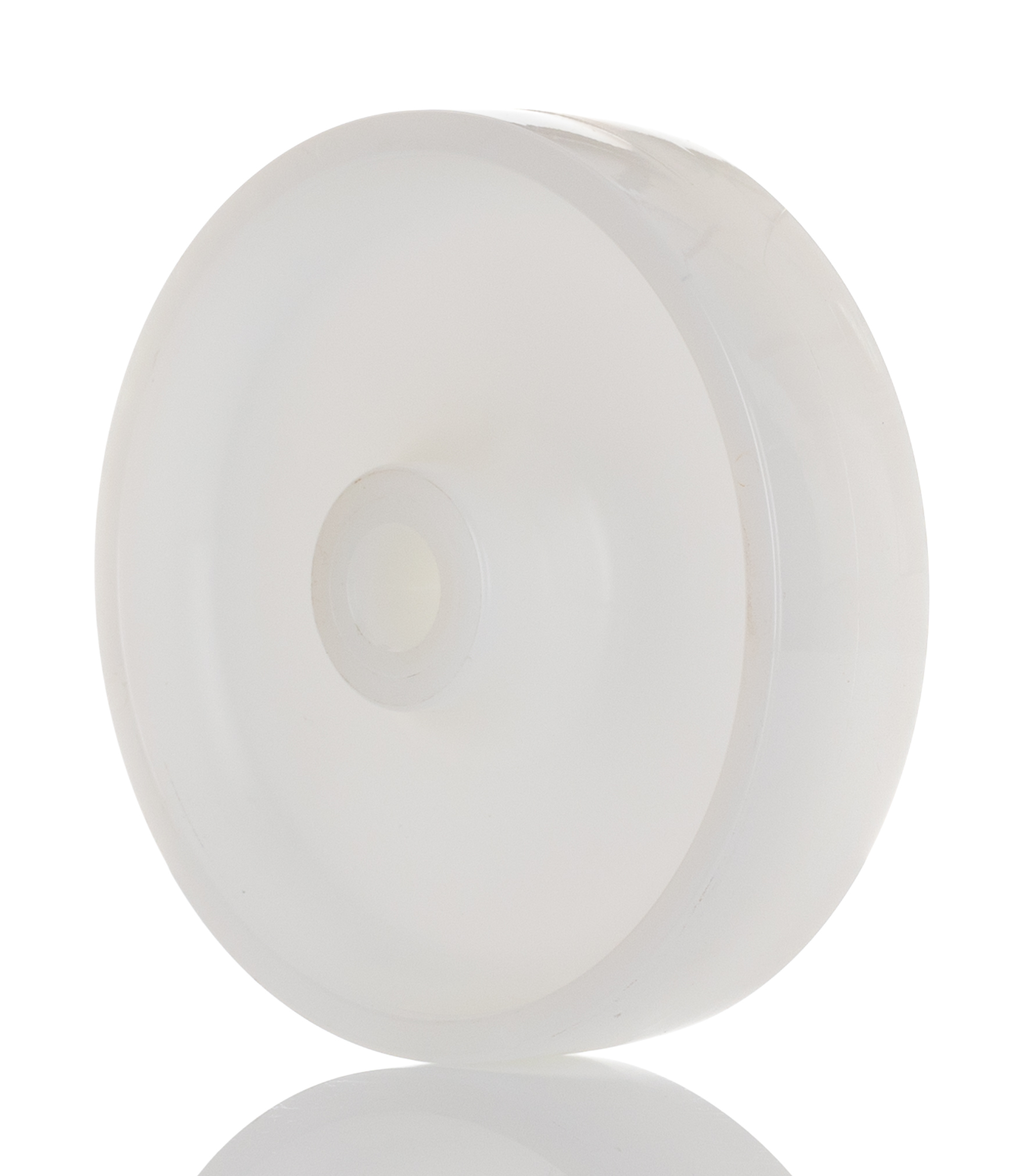 LAG White Polyamide Hygienic, Low Rolling Resistance, Non-Marking Trolley Wheel, 250kg