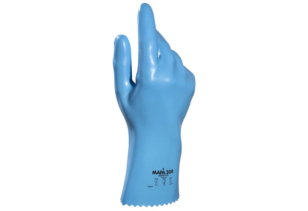 Mapa Blue Latex Glove, Size 9