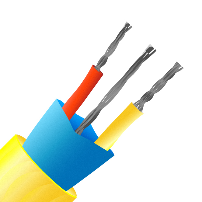 RS PRO Type K Thermocouple Cable/Wire, 25m, Screened, PVC Mylar Insulation, +105°C Max, 7/0.2mm