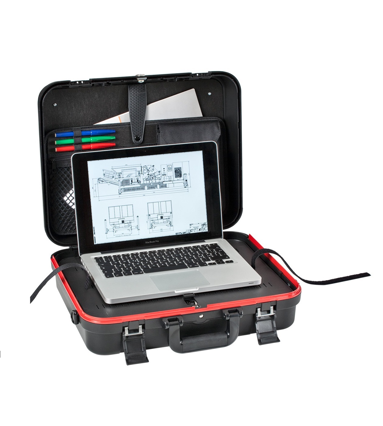 GT Line CYBER BOXER  Laptop Briefcase, Black