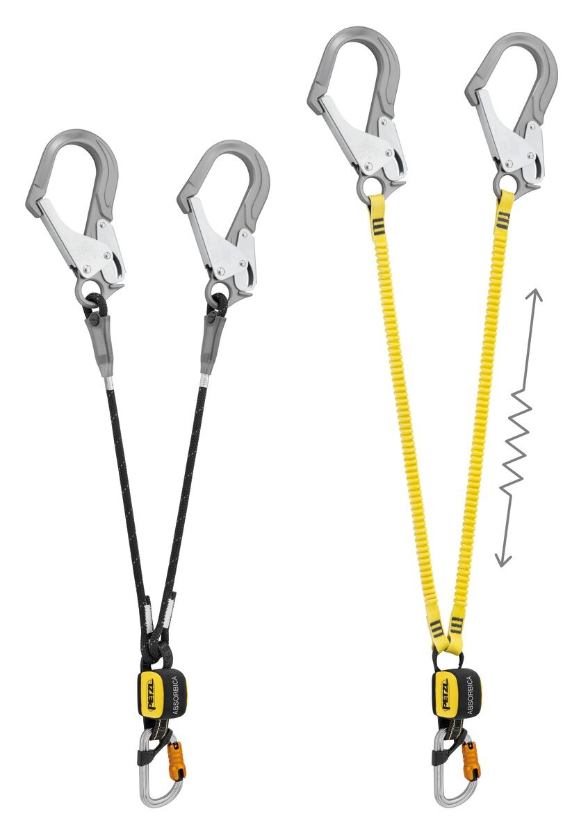 Petzl 1830mm Fall Arrest Lanyard MGO 60 BmD Triact Twin