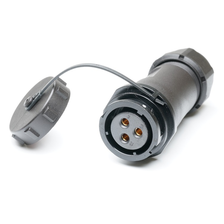 RS PRO Industrial Circular Connector, 3 Contacts, In-Line Cable Mount, SY21 Connector, Socket, Female, IP67, SY21 Series