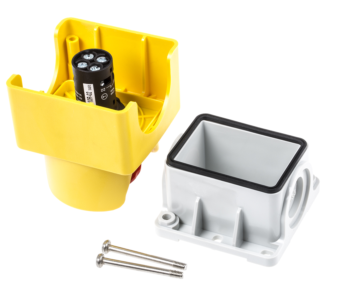 ABB 1SFA Series Pull Release Emergency Stop Push Button, Surface Mount, 2NC, IP66, IP67, IP69K