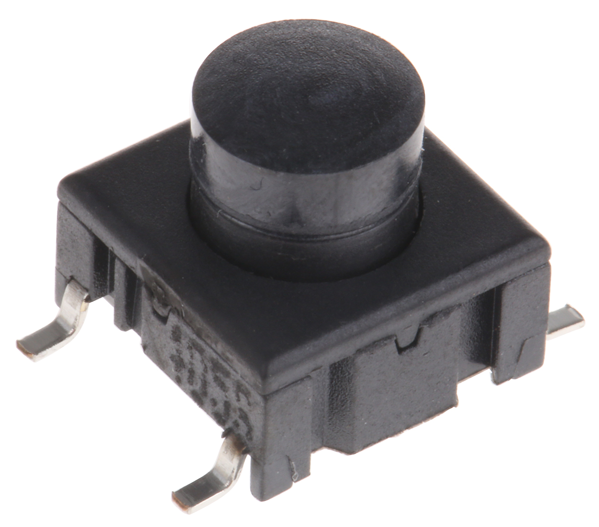 MEC IP67 Black Button Tactile Switch, SPST 50 mA @ 24 V dc 4.4mm PCB