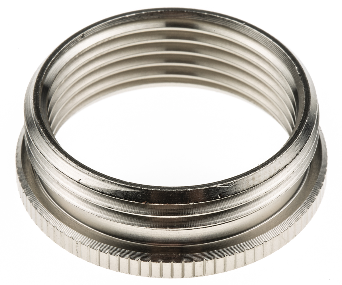Lapp Cable Gland Adaptor, PG21 Exterior Thread, M25 Interior Thread, Nickel Plated Brass, SKINDICHT Series
