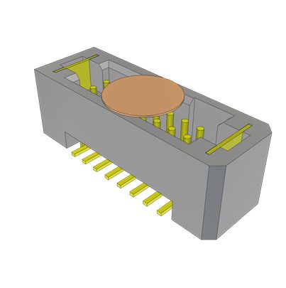 Samtec TFM Series Vertical Through Hole and Surface Mount PCB Header, 16 Contact(s), 1.27 mm Pitch, 2 Row, Shrouded