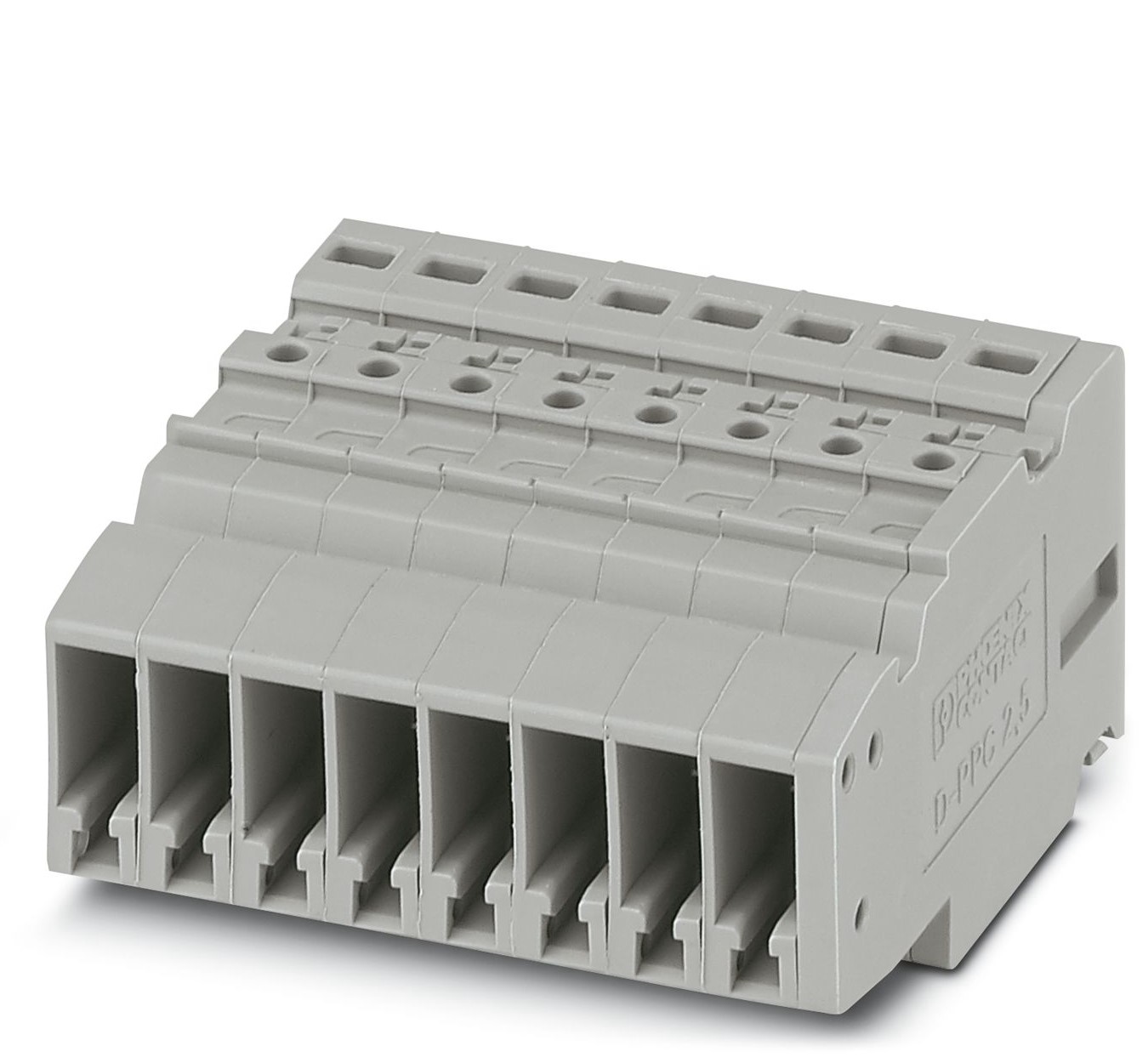 Phoenix Contact COMBI Series PPC 2,5/8 Non-Fused Terminal Block, 24A, 26 → 12 AWG, 26 → 14 (Flexible) AWG