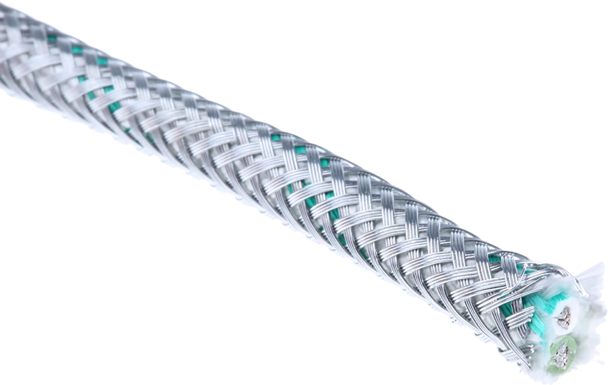 RS PRO Type K Thermocouple & Extension Wire, 25m, Unscreened, Silicone Rubber Insulation, +250°C Max, 14/0.3mm