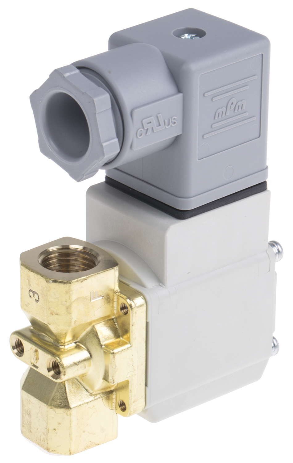 SMC 2/2 Pneumatic Solenoid Valve - Solenoid/Spring G 1/4 VX21 Series 230V ac