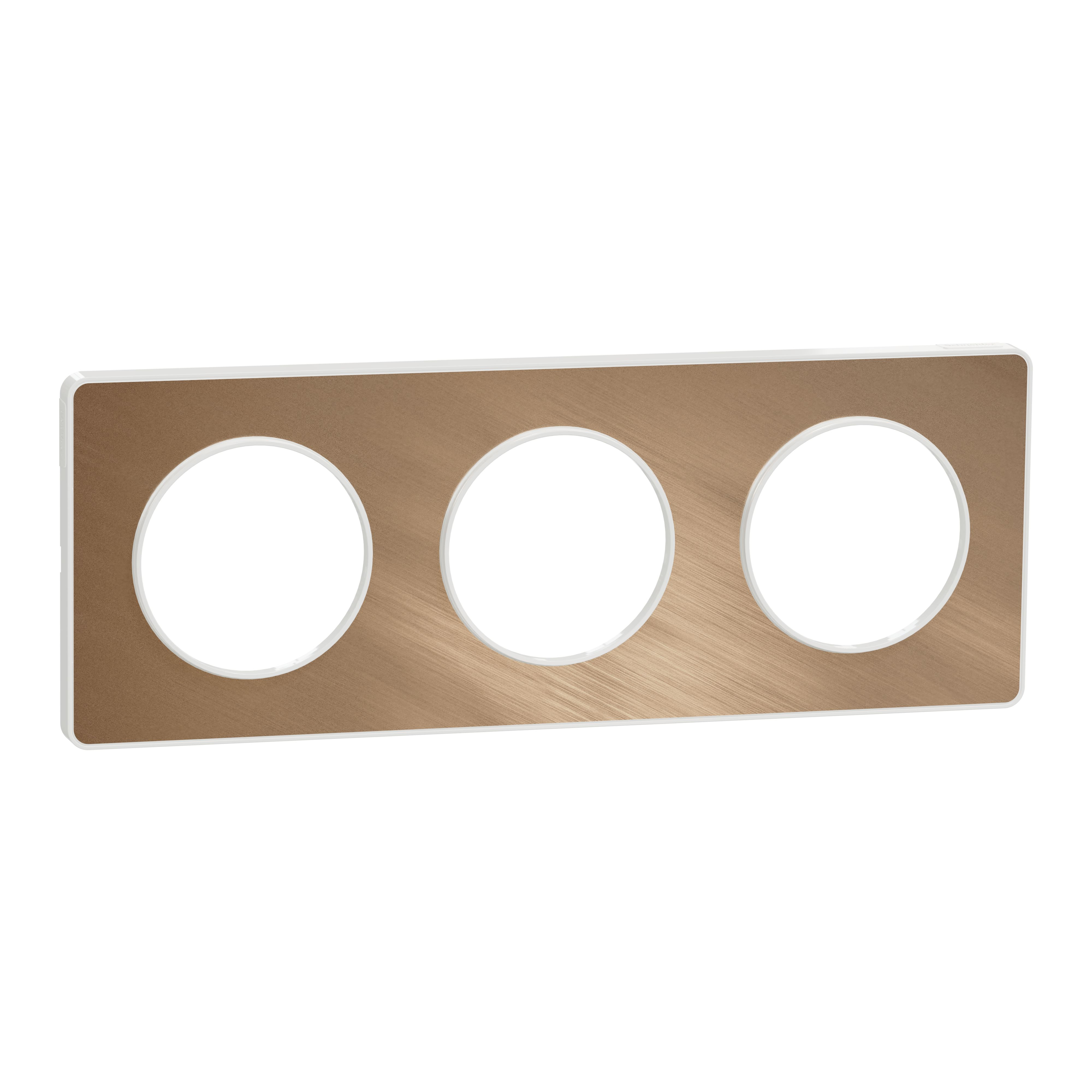 Schneider Electric Bronze, 3 Gang, Odace
