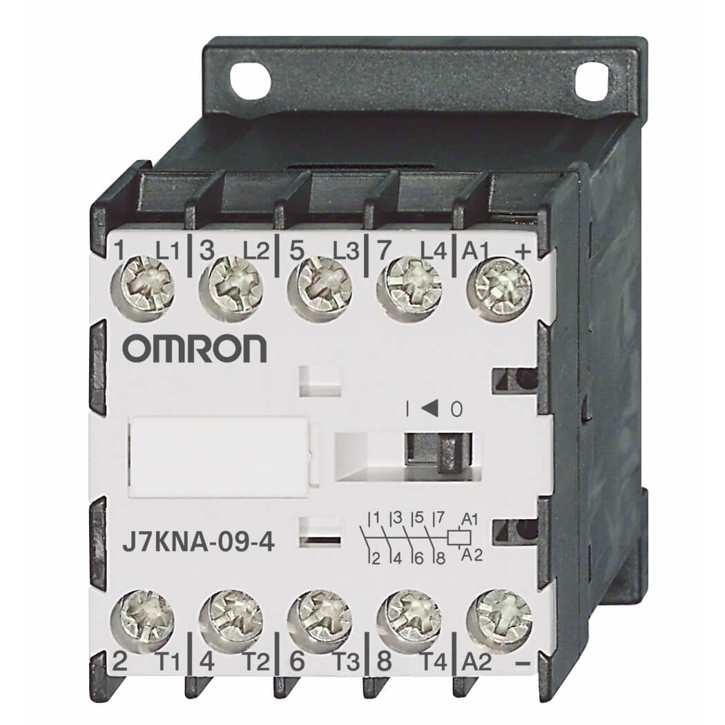 Omron J7KNA Contactor, 24 V ac Coil, 4-Pole, 9 A, 4 kW, 24 V ac