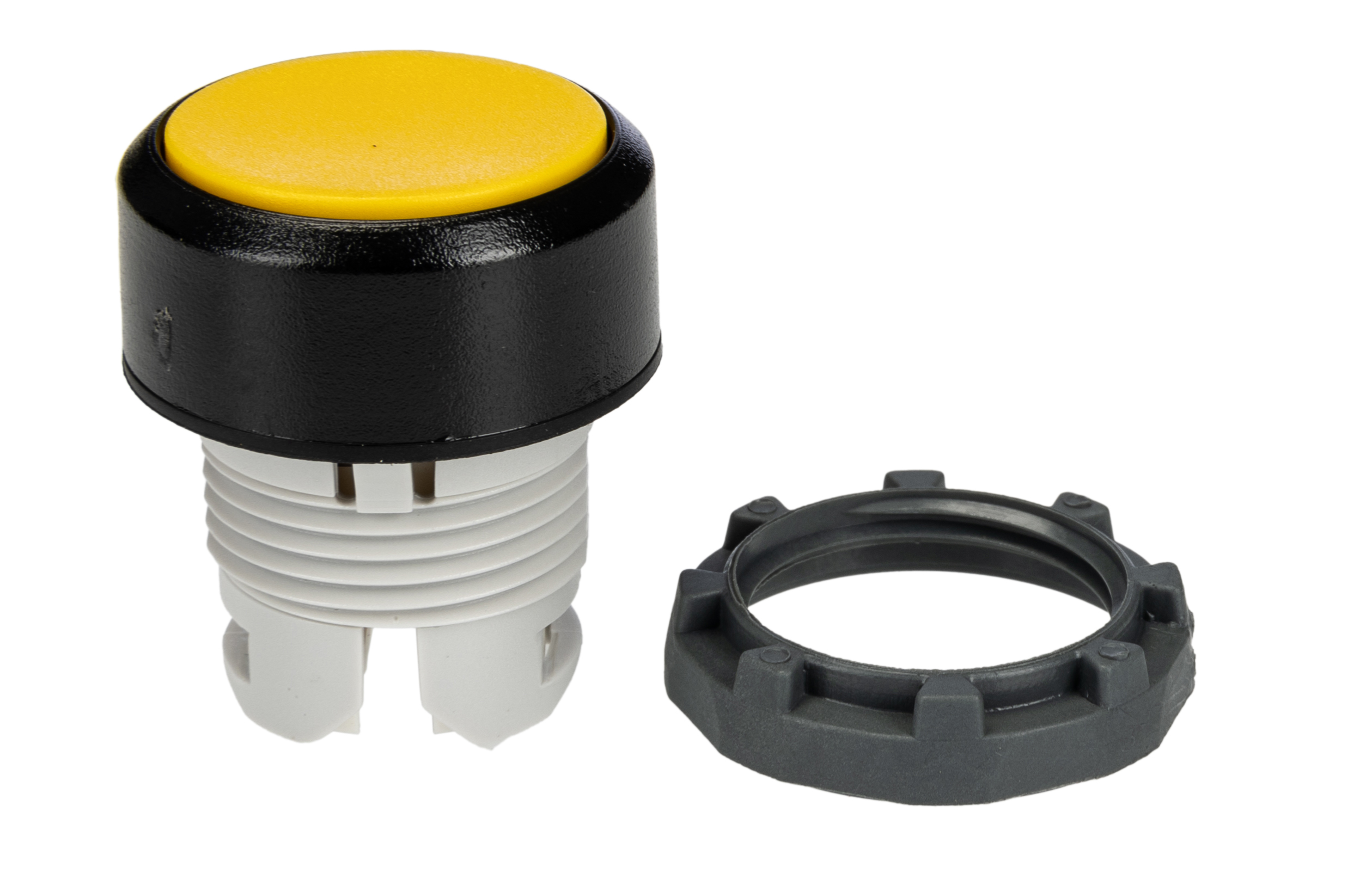 ABB Modular Series Yellow Momentary Push Button Head, 22mm Cutout, IP66