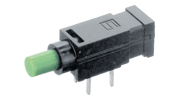 Schurter Push Button Switch, Momentary, Panel Mount, 1CO, 48V, IP40