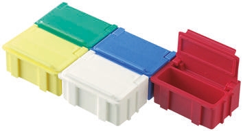 Licefa Blue ABS Compartment Box, 21mm x 42mm x 29mm