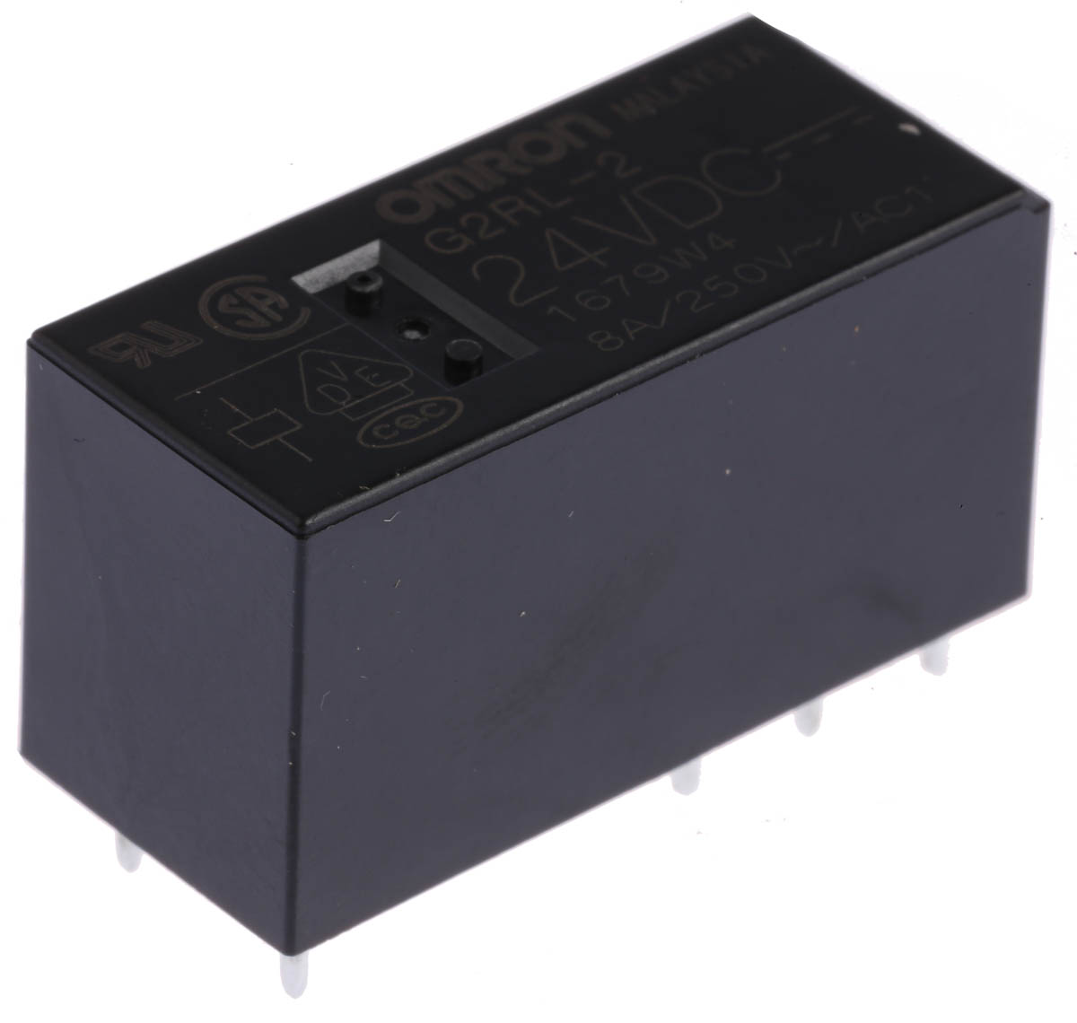 Omron PCB Mount Power Relay, 24V dc Coil, 8A Switching Current, DPDT