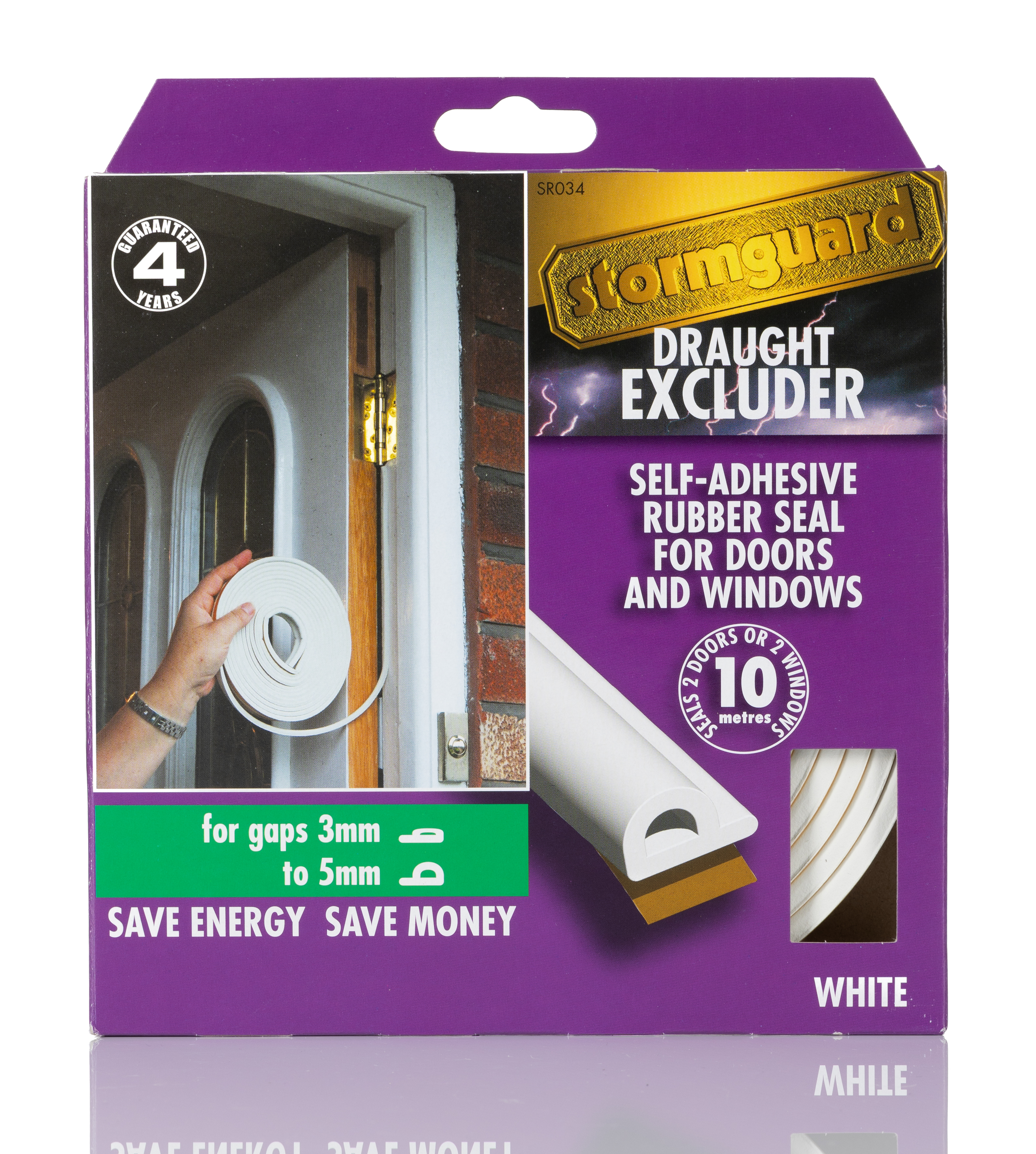 RS PRO White EPDM  Edging Strip, 10m