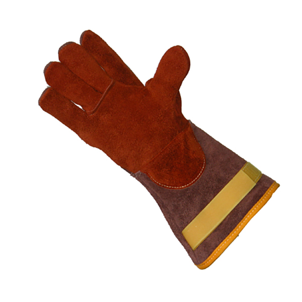 Liscombe L6-314-V Brown Cotton Jersey Chrome Leather Work Gloves