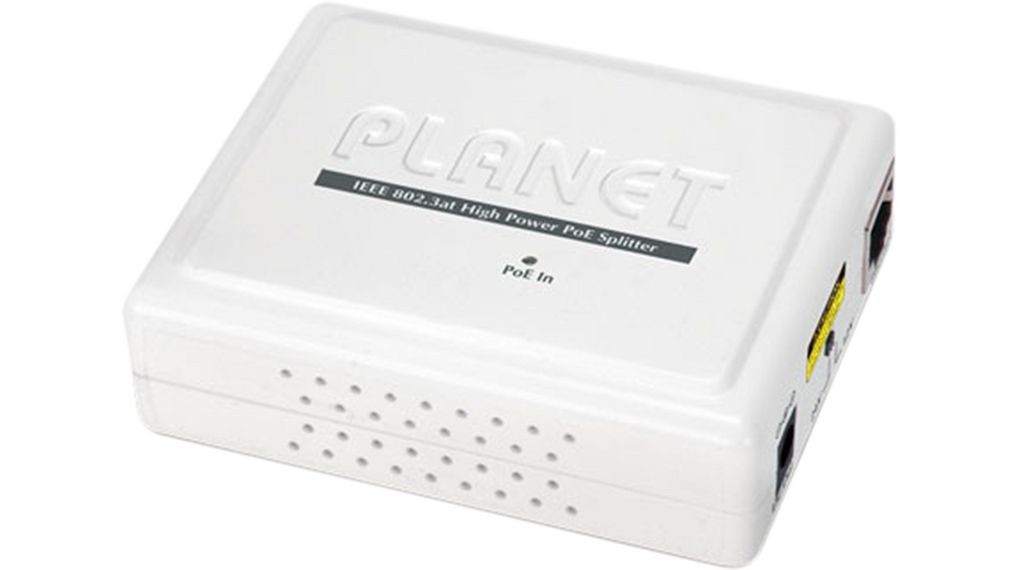 Planet Single Port PoE Splitter, 12/24V dc Output, 25.5W