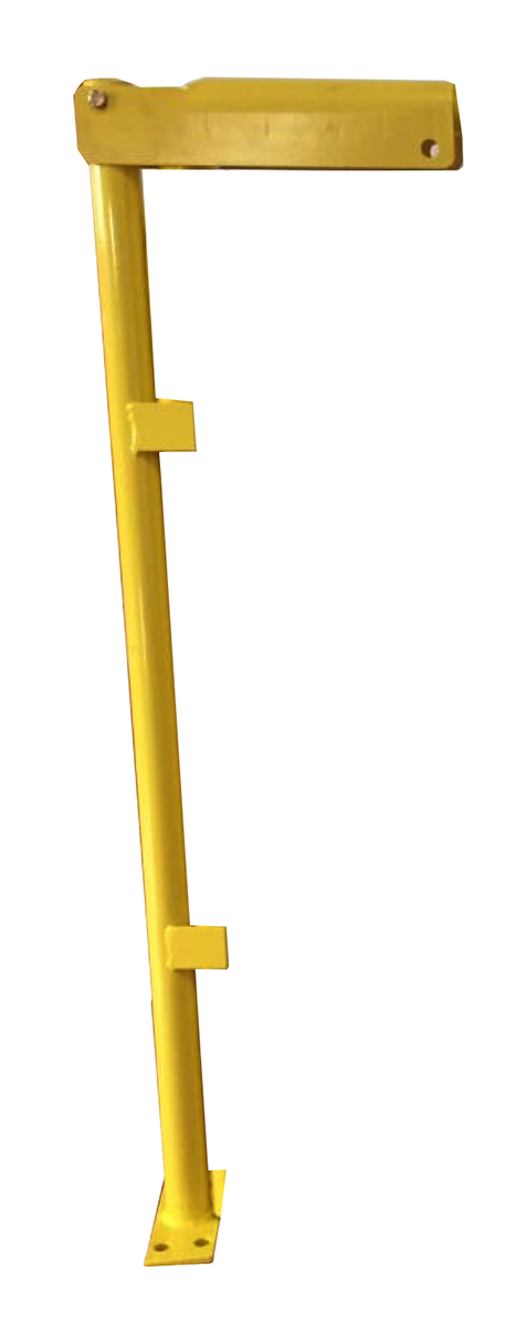 RS PRO Yellow Steel Protection Barrier