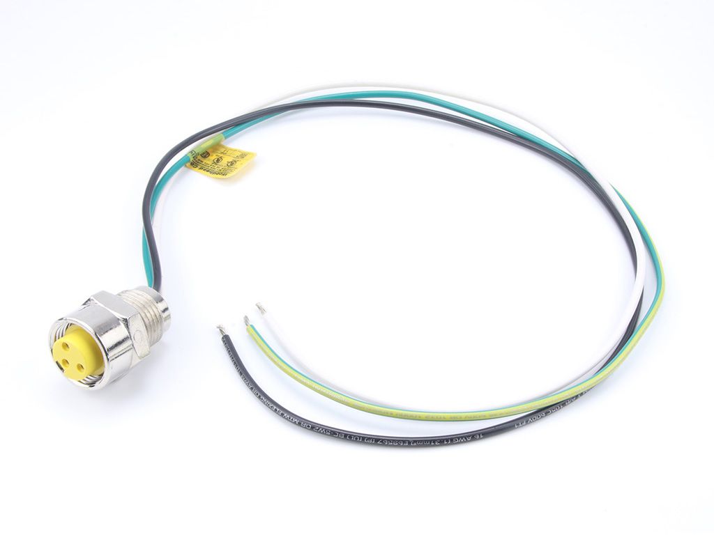 Brad from Molex Female 4 way Mini-Change to Female Pigtail Connector, 3 m