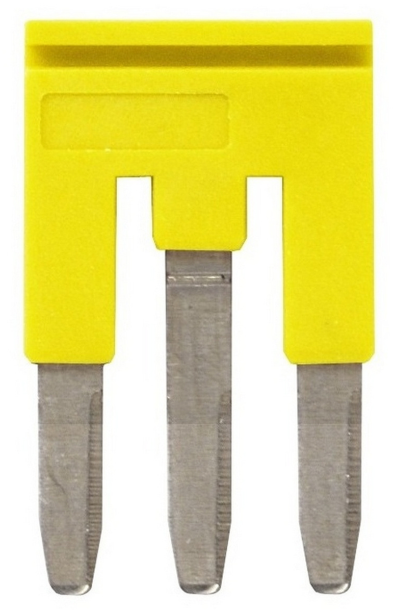 XW5S Short Bar for use with XW5G-P2.5-3 Grounding Terminal Block, XW5T-P2.5-3 Feed Through Terminal Block