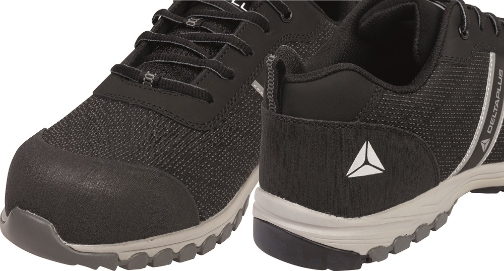 Delta Plus Men's Black, Grey Composite Toe Capped Safety Trainers, UK 9, EU 43
