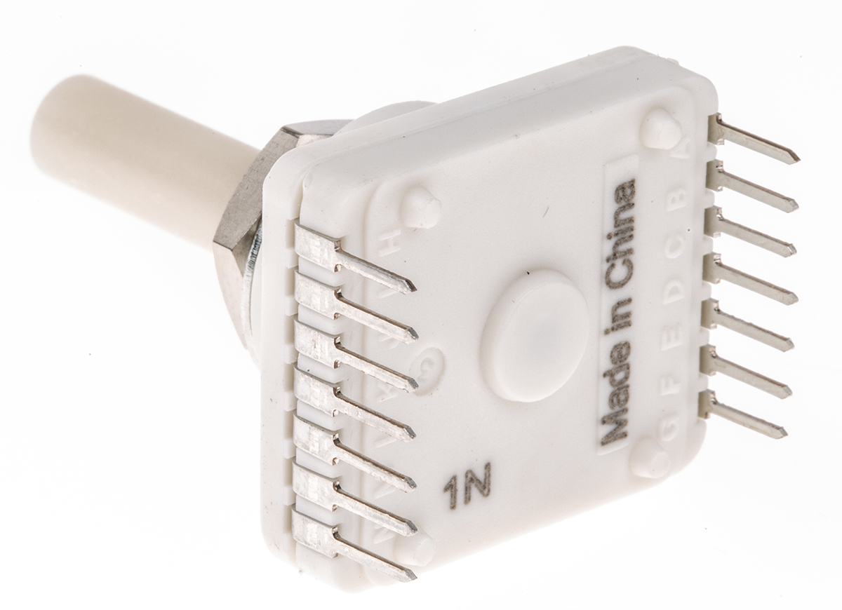 C & K, 12 Position SP12T Rotary Switch, 150 mA @ 60 V dc, Through Hole