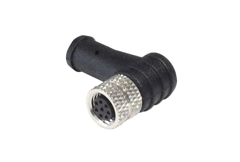 Bulgin Female 8 way M8 to 8 way Free End Sensor Actuator Cable, 1 m