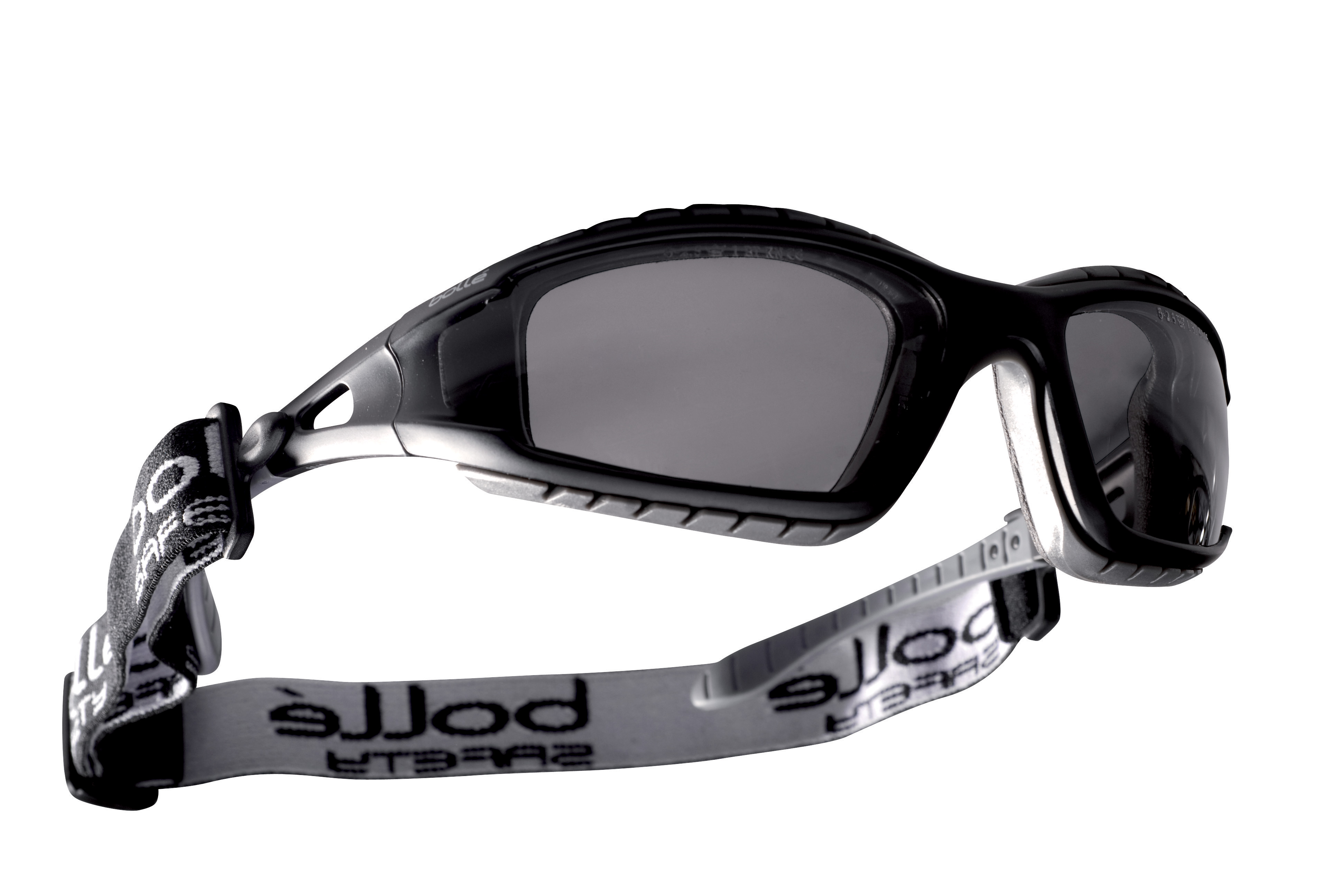 Bolle Safety TRACKER II Anti-Mist Safety Glasses, Smoke PC Lens, Vented
