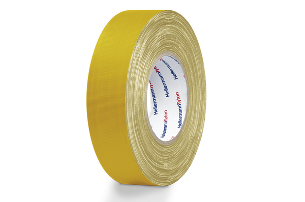 HellermannTyton HellermannTyton Yellow Cotton Cloth Tape, 19mm x 10m
