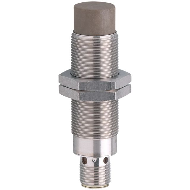 ifm electronic Inductive Threaded Barrel Proximity Sensor, M18, 8 mm Detection, PNP/NPN NO, 10 → 36 V dc