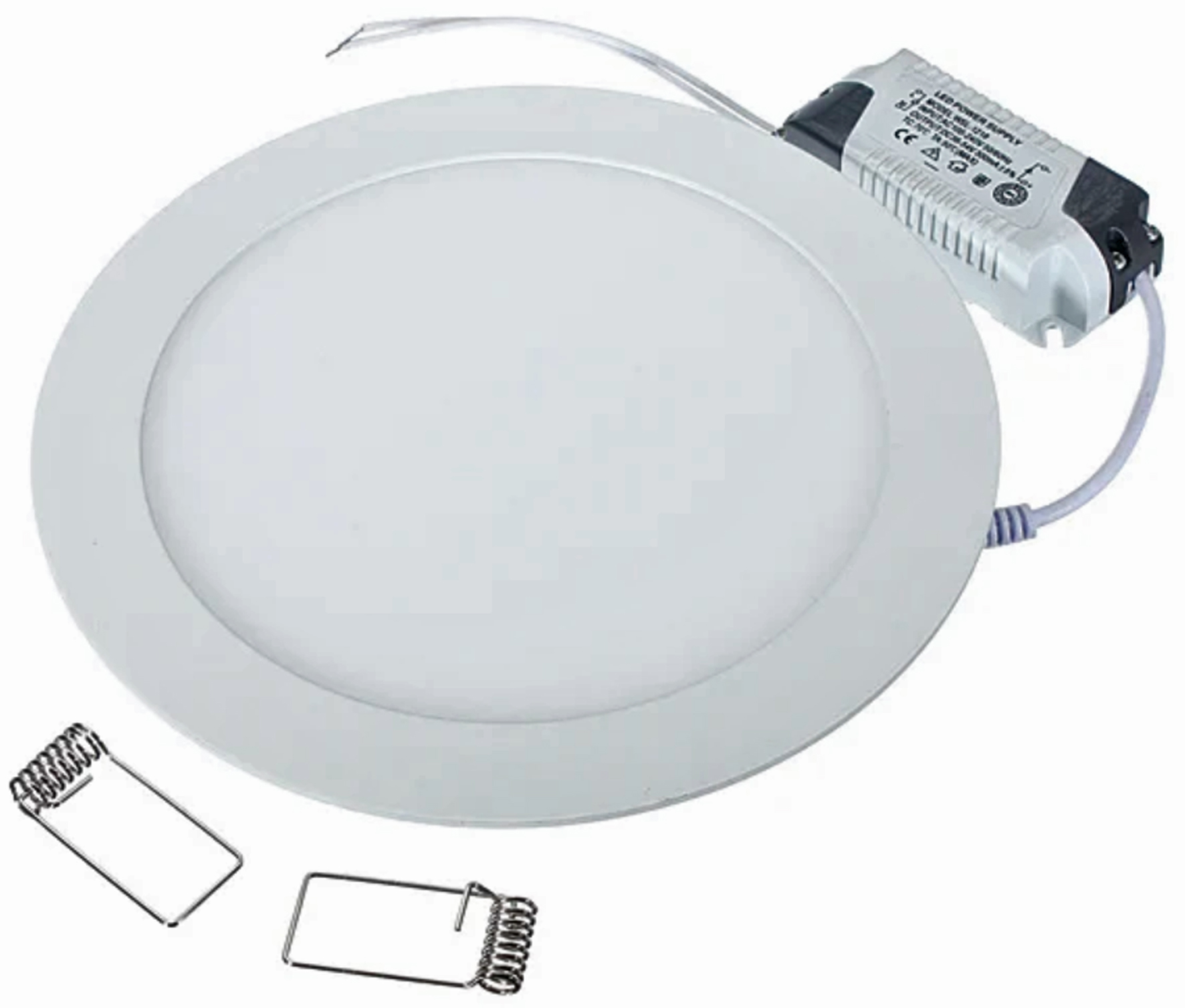 Seeit 9 W Round LED Panel Light, Warm White, L 148 mm W 12 mm