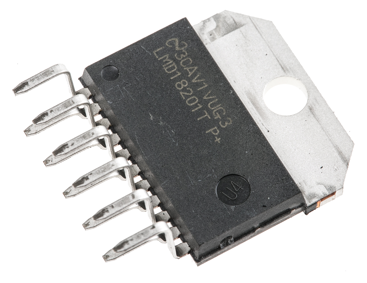 Texas Instruments, Brushed DC Motor Motor Driver IC, 55 V 3 A 11-Pin, TO-220