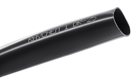 TE Connectivity Heat Shrink Tubing, Black 9.5mm Sleeve Dia. x 75m Length 2:1 Ratio, DR-25-TW Series