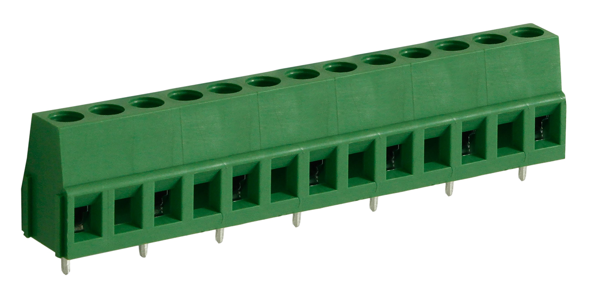 RS PRO PCB Terminal Block, 7-Contact, 10mm Pitch, Through Hole Mount, 1-Row, Screw Termination