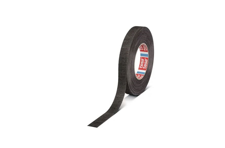 Tesa Tesa 4541 4541 Duct Tape, 50m x 25mm, Black, Rubber Finish