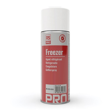 RS PRO 400 ml Aerosol Freezer Spray, -50°C