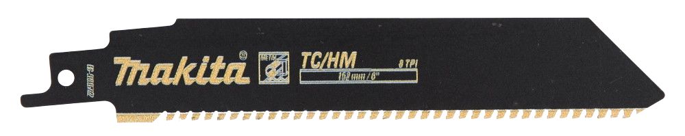 Makita, 8 Teeth Per Inch 152mm Cutting Length Reciprocating Saw Blade, Pack of 1