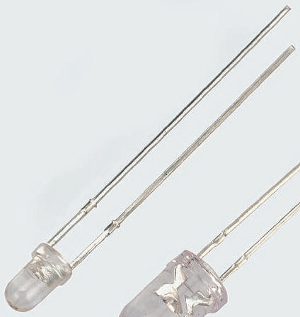 BPW85A Vishay, 50 ° IR + Visible Light Phototransistor, Through Hole 2-Pin 3mm (T-1) package