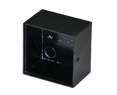 OKW Black PF Potting Box, 20 x 20 x 13.1mm