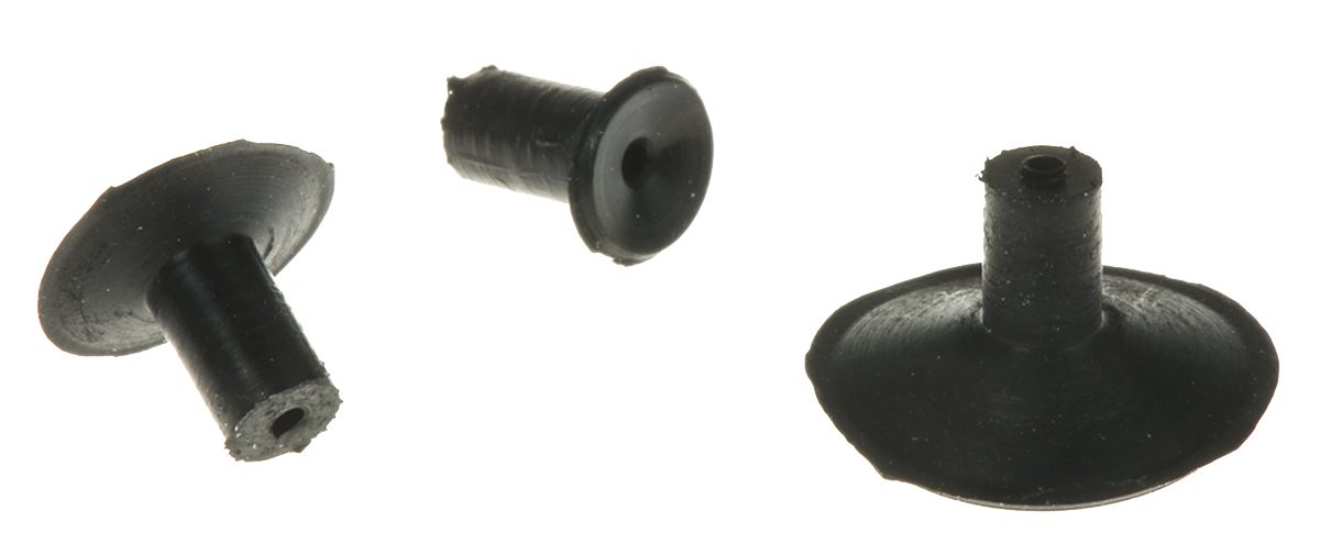 Ersa 4mm Flat with Rib Silicon Suction Cup SVP13A