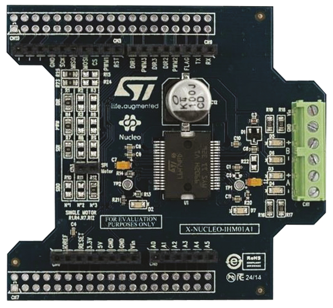 STMicroelectronics X-NUCLEO-IHM Stepper Motor Driver for L6474PD for STM32 Nucleo Boards