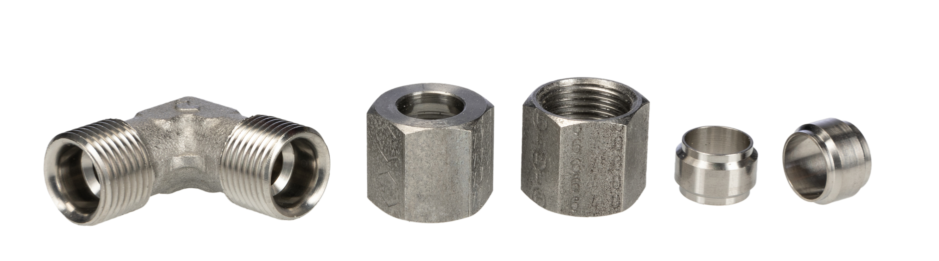 Legris Stainless Steel Pipe Fitting, 90° Elbow
