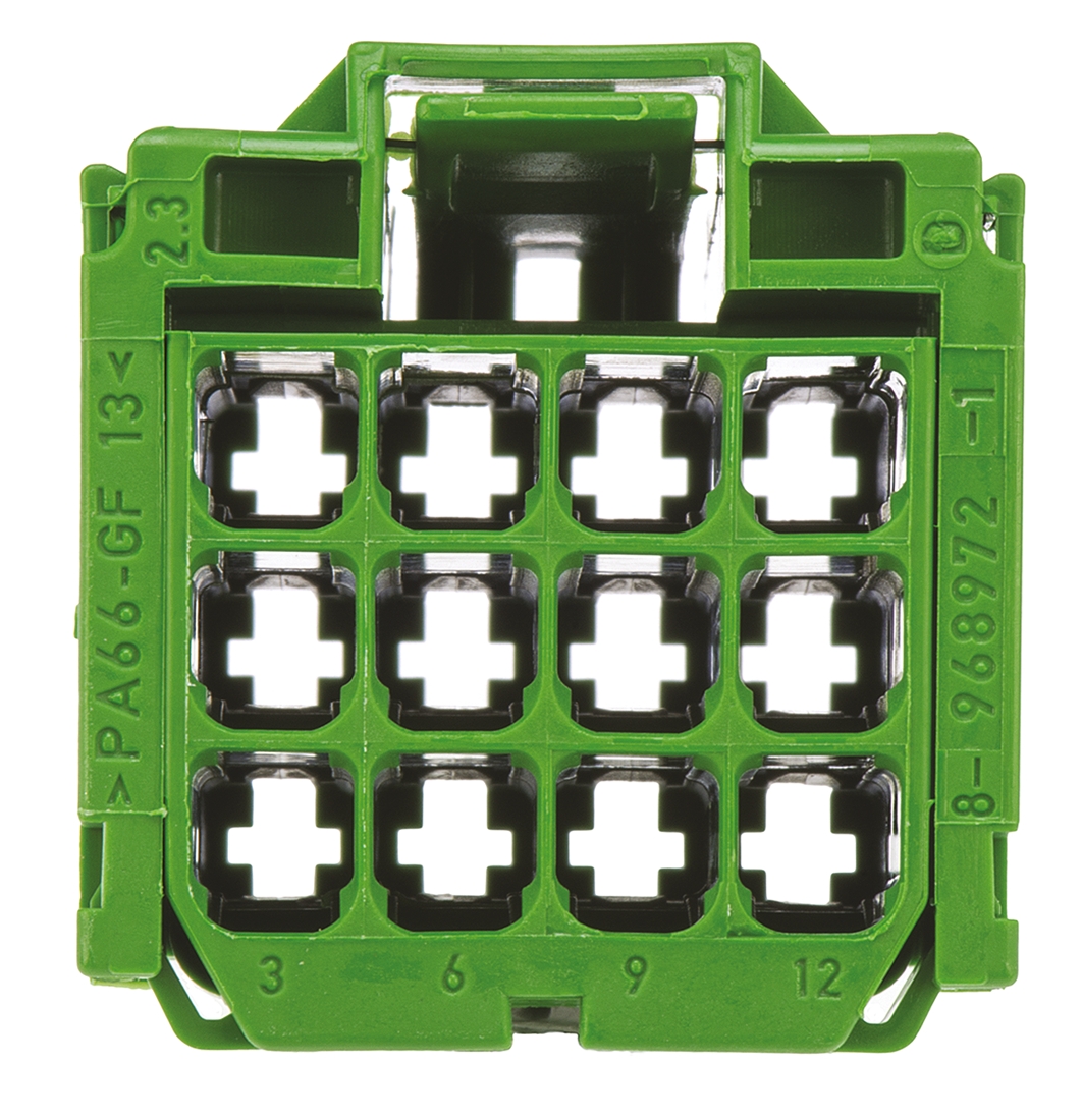 TE Connectivity, AMP MCP 2.8 Female Automotive Connector, 5.5mm Pitch, 12 Way, 3 Row