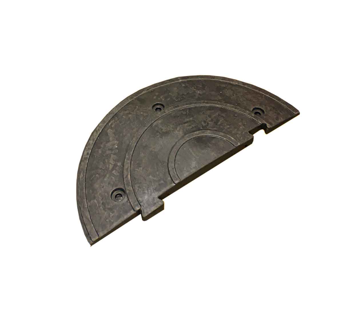 RS PRO Rubber Speed Bump End Cap, 300 mm x 600mm x 20 mm, 30km/h Speed Limit