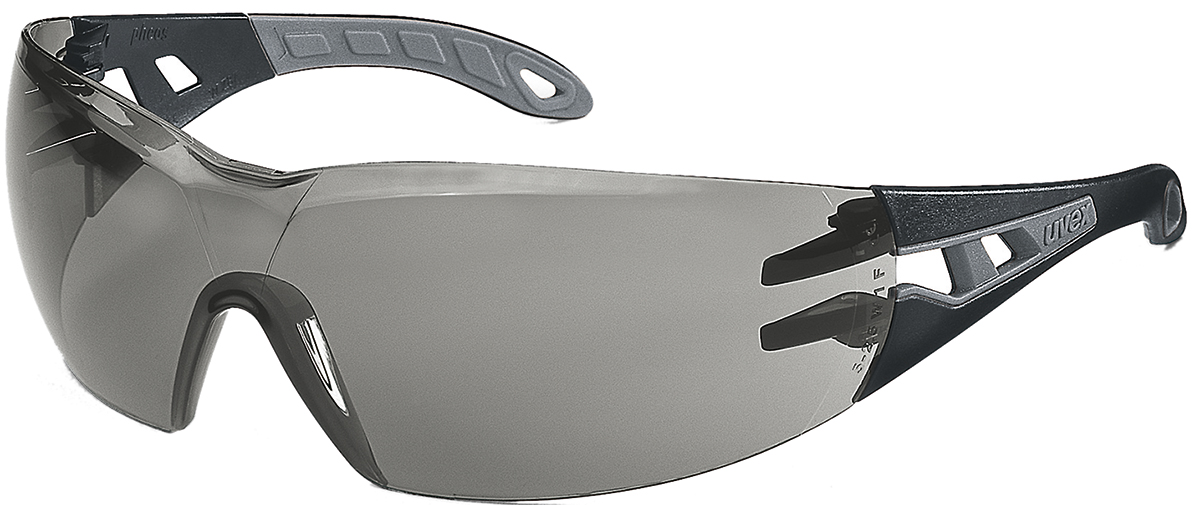 uvex pheos Anti-Mist UV Safety Glasses, Grey PC Lens, Vented