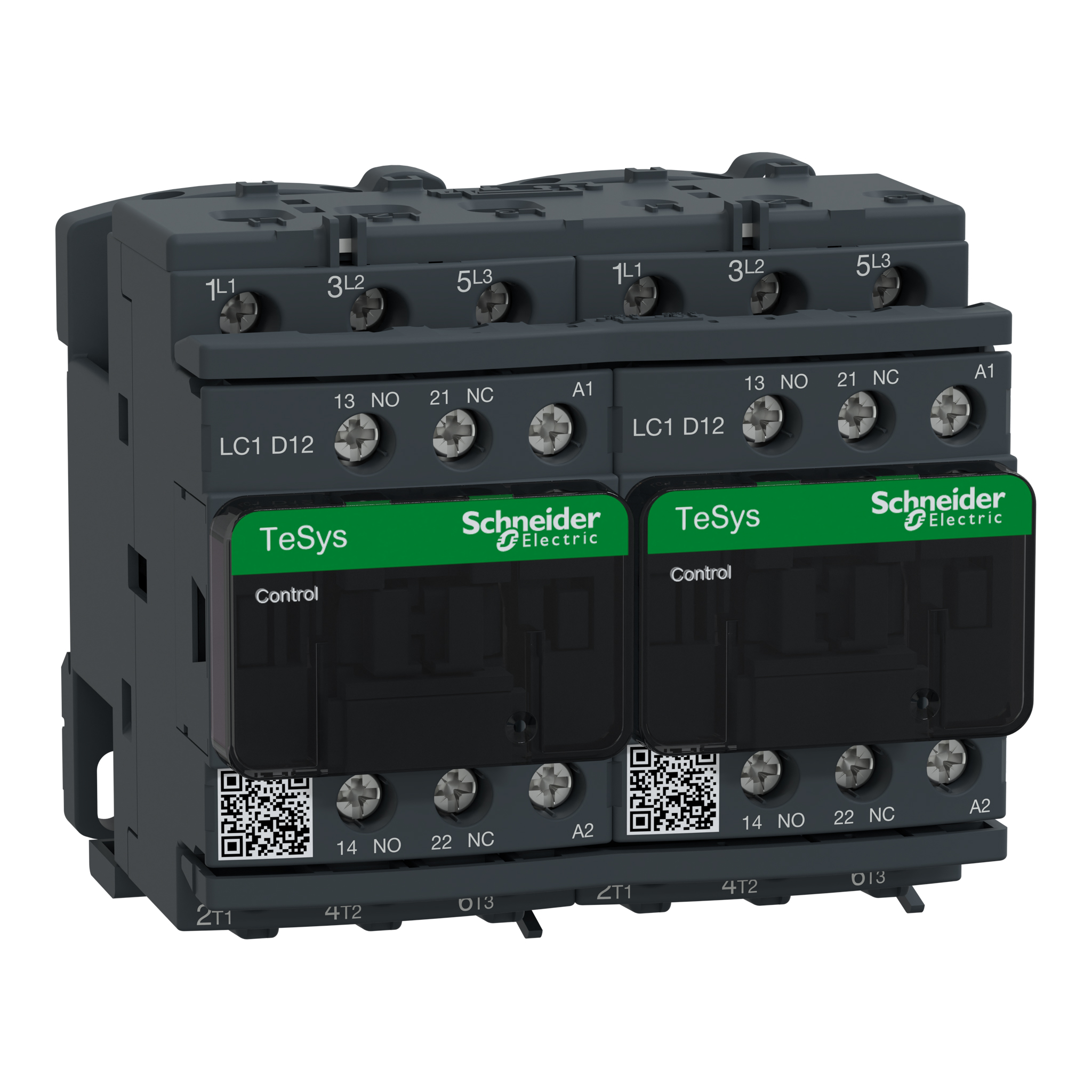 Schneider Electric LC2D Series Contactor, 110 V ac Coil, 3-Pole, 12 A, 5.5 kW, 3NO, 690 V ac