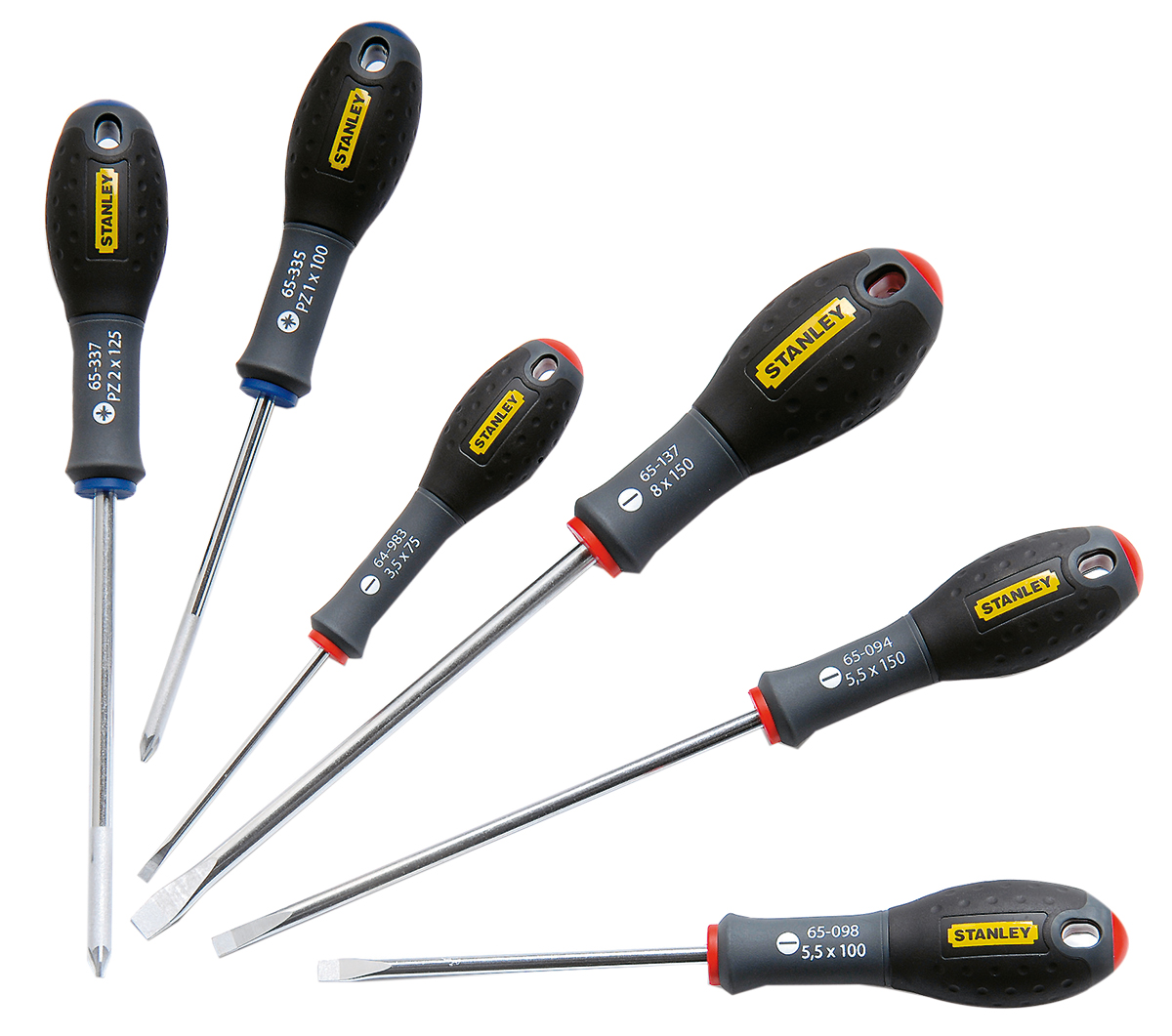 Stanley 0-65-428 Pozidriv; Slotted Screwdriver Set, 6-Piece