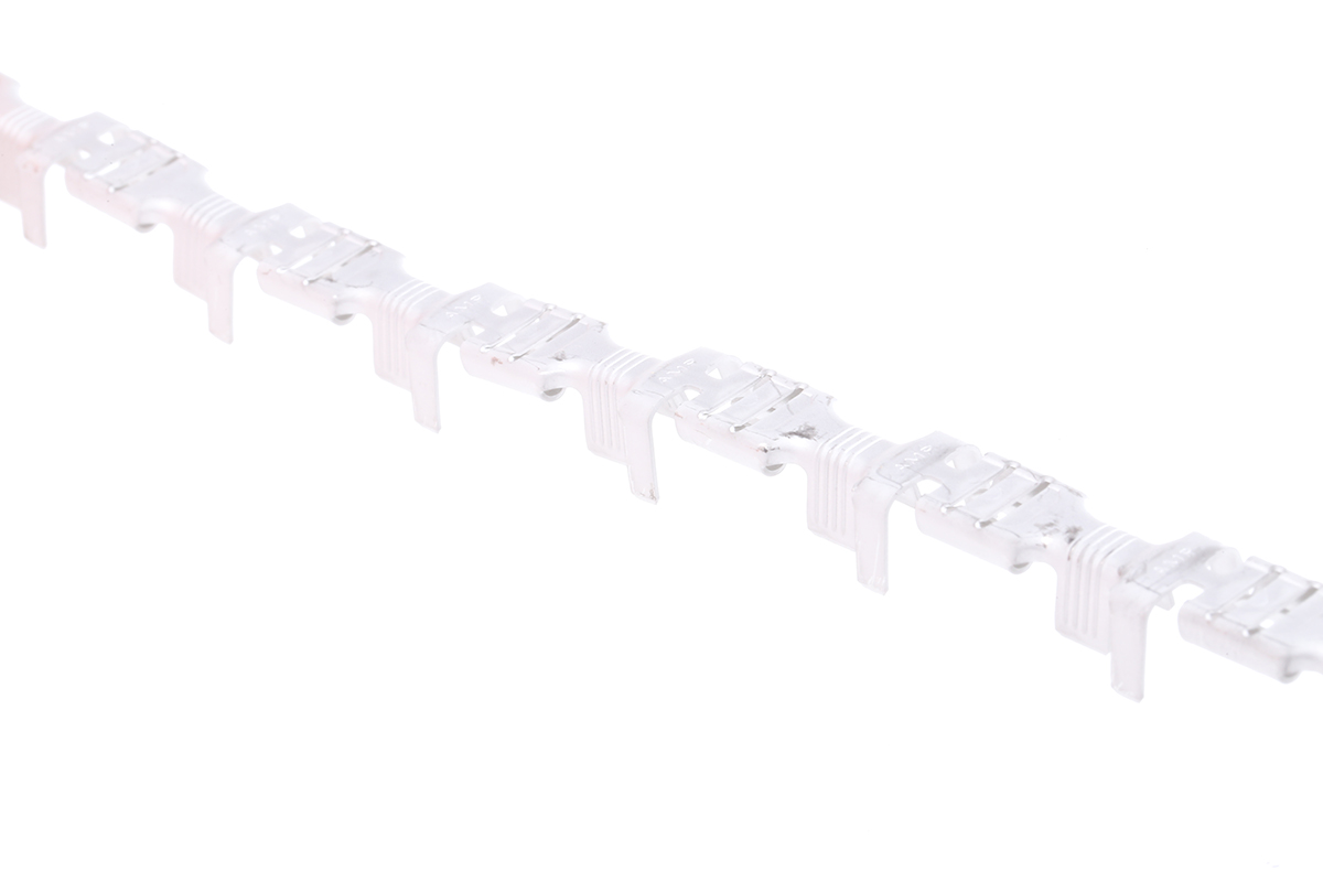 TE Connectivity FASTON .250 Uninsulated Female Spade Connector, Receptacle, 6.35 x 0.81mm Tab Size